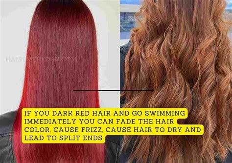 can you swim with dyed hair