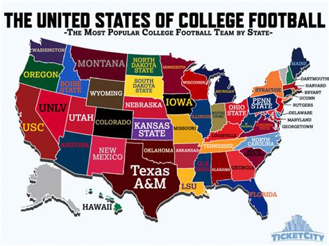 which state has the most college football teams: Delving into the College Football Landscape Across U.S. States